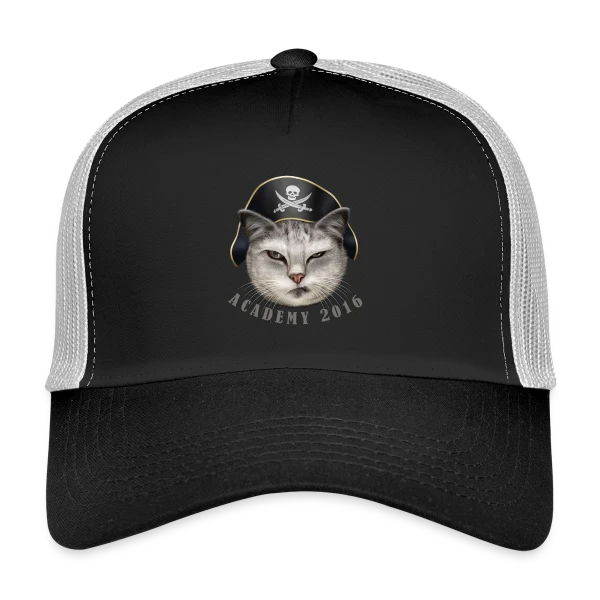 Académie des Chats Pirates sur Casquette trucker
