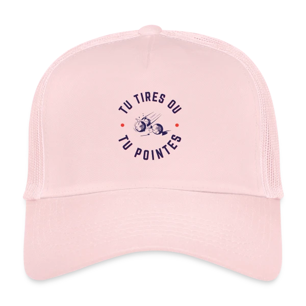 Pétanque: Tu Tires ou Tu Pointes? sur Casquette trucker