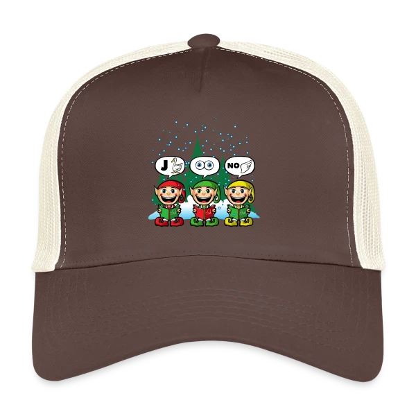 Esprit de Noël sur Casquette trucker