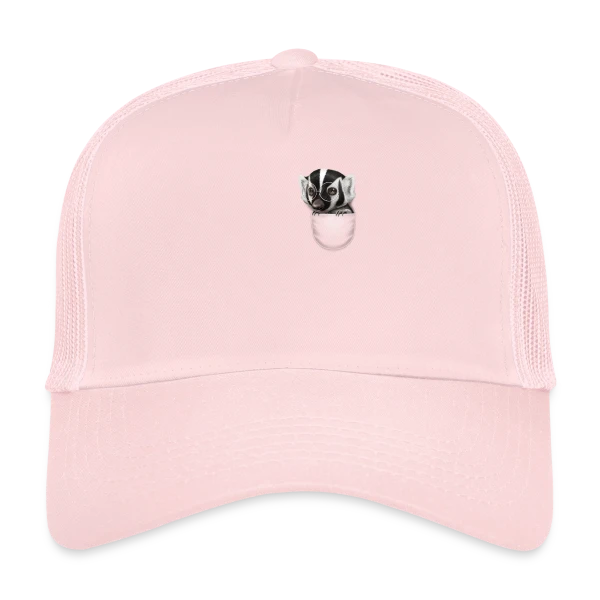 Blaireau de Poche Caché sur Casquette trucker