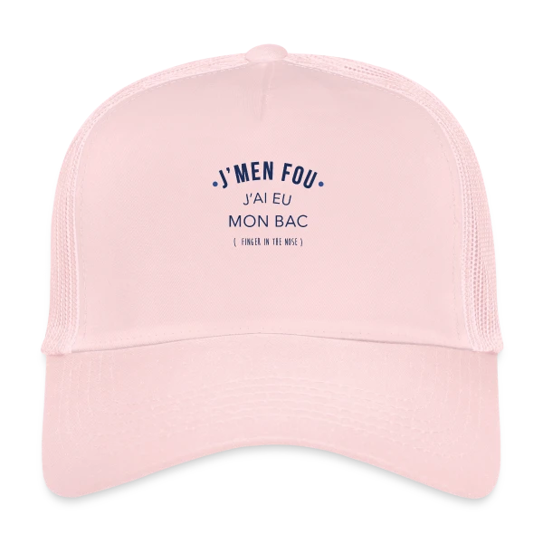Diplômé du Bac : Mission Accomplie ! sur Casquette trucker