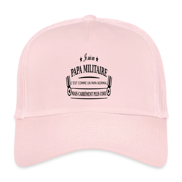 Papa Héro Militaire sur Casquette trucker