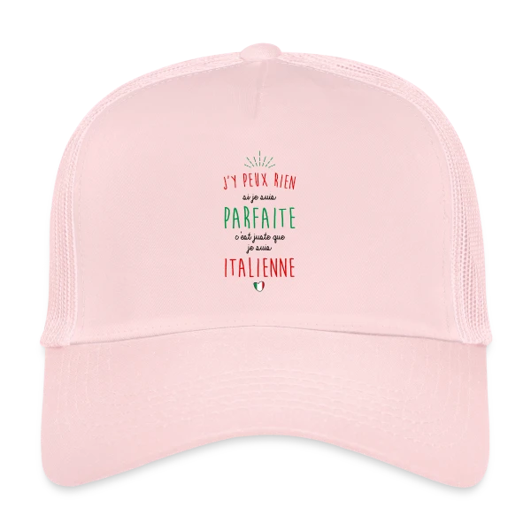 Fierté Italienne sur Casquette trucker