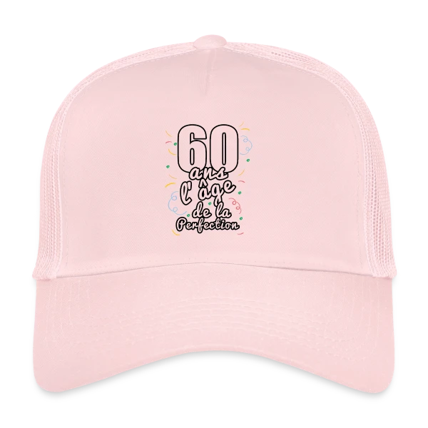Soixantaine Joyeuse sur Casquette trucker