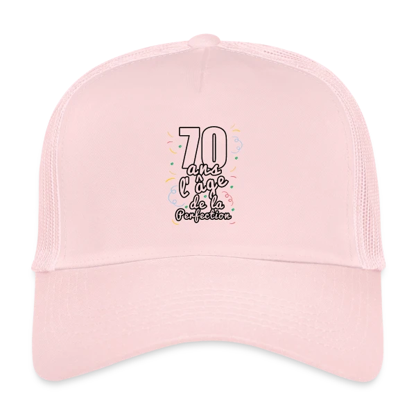 Anniversaire 70 Ans : Célébration Mémorable sur Casquette trucker