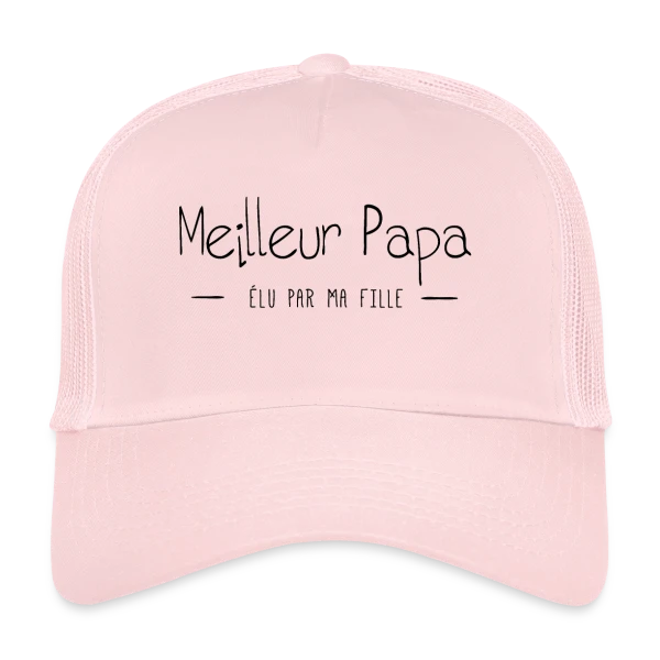 Le Meilleur Papa d'une Fille sur Casquette trucker