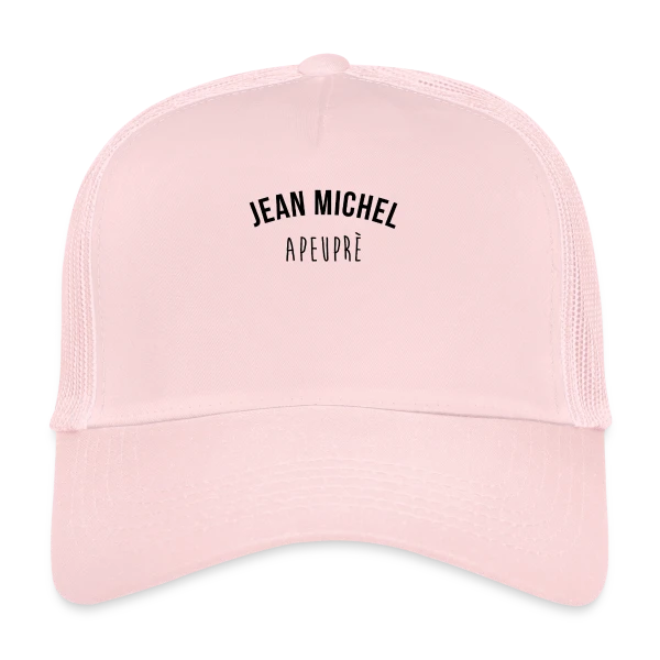 Jean-Michel À Peu Près : L'Expert de l'Approximation sur Casquette trucker