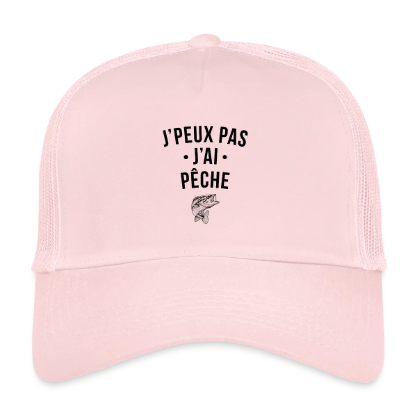 J'peux Pas, J'ai Pêche ! sur Casquette trucker