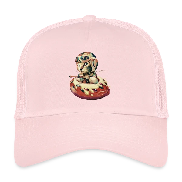 Donut Fighter sur Casquette trucker