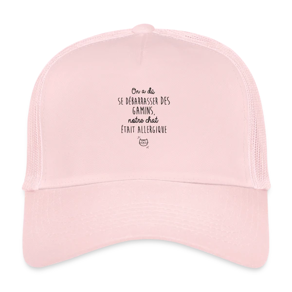 Humour : Mon Chat Est Allergique sur Casquette trucker