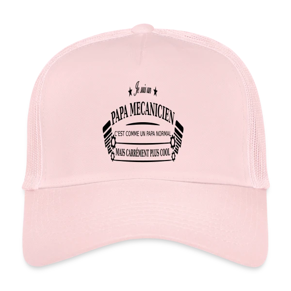 Papa Mécanicien Pro sur Casquette trucker
