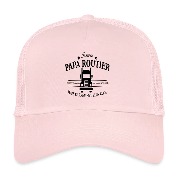 Papa Routier de Choc sur Casquette trucker