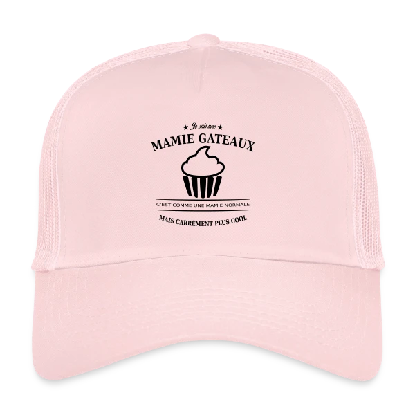 Mamie Gâteaux d'Amour sur Casquette trucker
