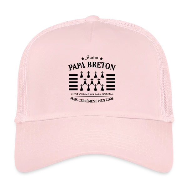 Papa Breton Authentique sur Casquette trucker