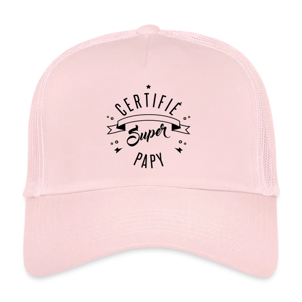 Certifié Super Papy sur Casquette trucker