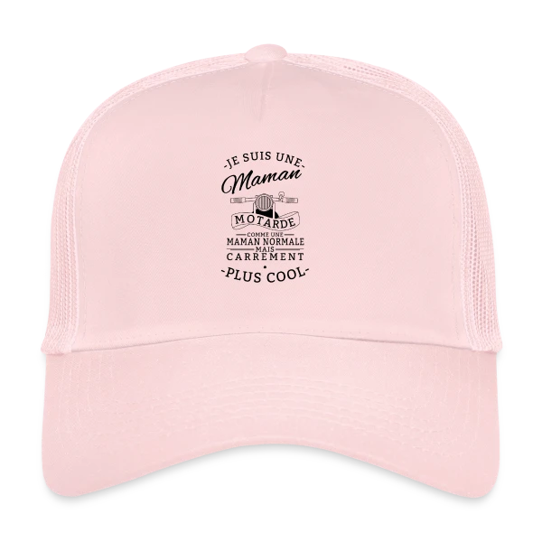 Maman Motarde : L'Asphalte au Coeur sur Casquette trucker