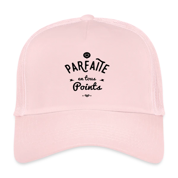 PARFAITE EN TOUS POINTS sur Casquette trucker