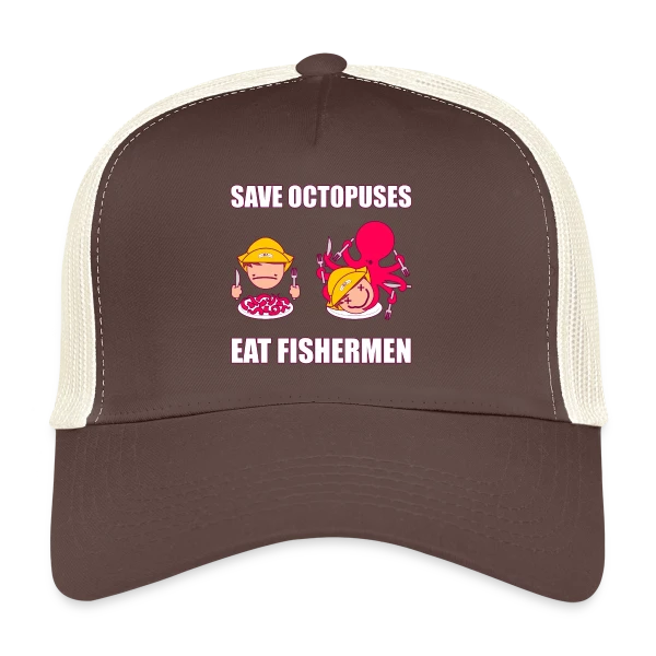 Sauvons les pieuvres sur Casquette trucker
