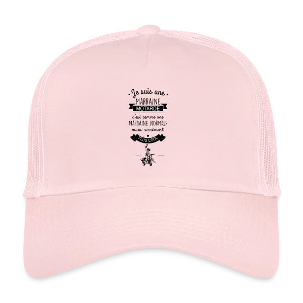 Marraine Motarde sur Casquette trucker