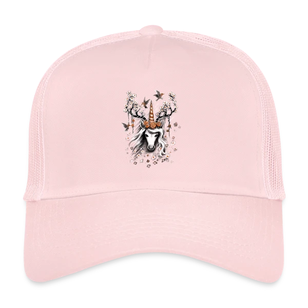 Licorne Botanique Enchantée sur Casquette trucker