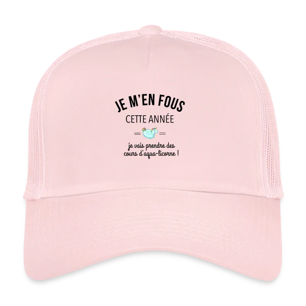Cours d'Aqua-Licorne : Plongez dans la Bonne Humeur sur Casquette trucker