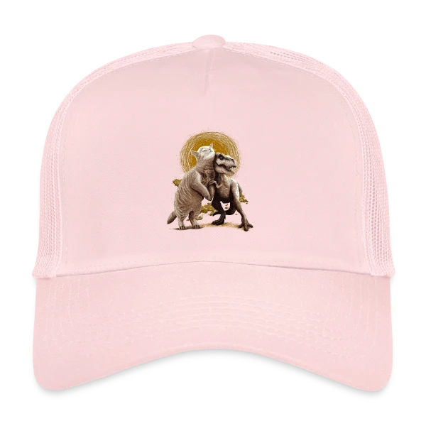 Chats et Dinos Amis : L'Aventure Décalée sur Casquette trucker