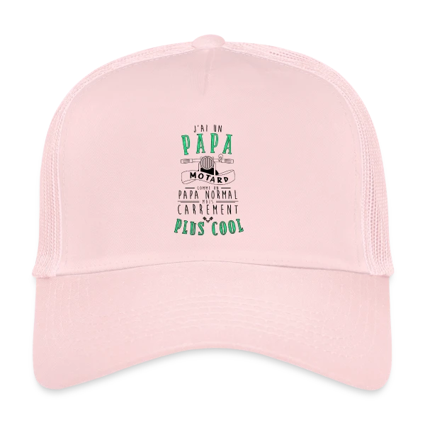 Mon Papa Motard : Le Plus Cool de Tous ! sur Casquette trucker