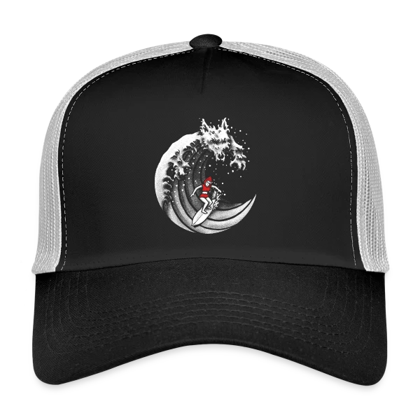 Le Chaperon Rouge Surfeur sur Casquette trucker