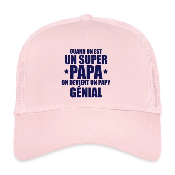 Annonce Grossesse : On Devient un Papy Génial ! sur Casquette trucker