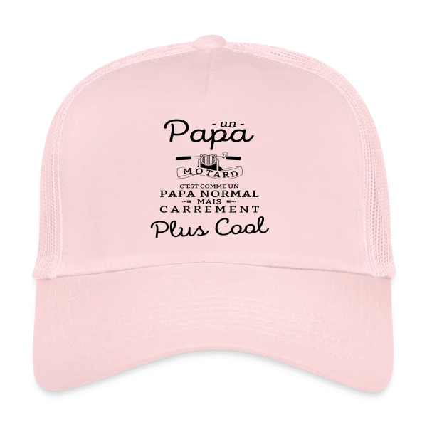 Papa Motard - Passion Vitesse sur Casquette trucker