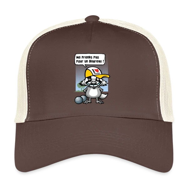 Blaireau Pétanque : Le Maître des Boules sur Casquette trucker