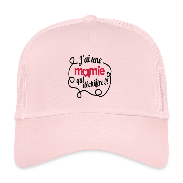 'Ma Mamie Déchire !' : Cadeau Original pour Super Grand-mère sur Casquette trucker