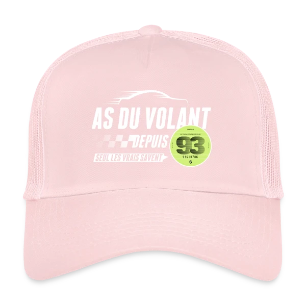 L'As du Volant du 93 sur Casquette trucker