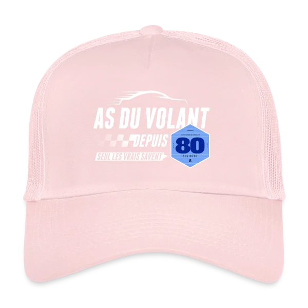 As du Volant depuis 1980 - T-Shirt Humoristique sur Casquette trucker