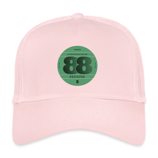 "France 1988" | Automobile Rétro Vintage sur Casquette trucker
