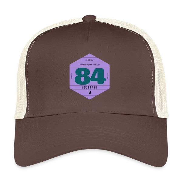 Vignette Automobile 1984 Rétro France sur Casquette trucker