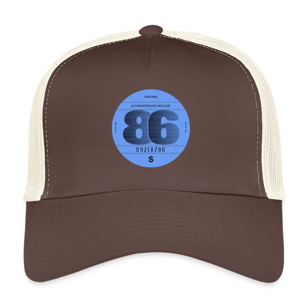 1986: Icône Rétro Automobile Française sur Casquette trucker