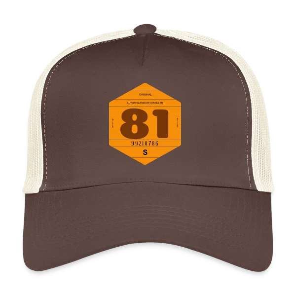 Vintage Vignette Automobile France 1981 sur Casquette trucker
