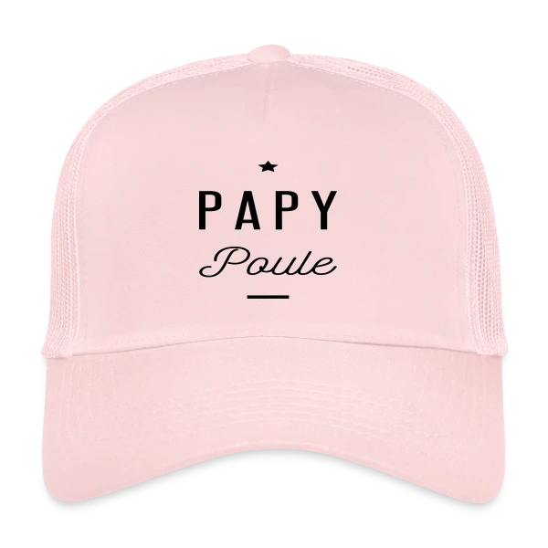 PAPY POULE sur Casquette trucker