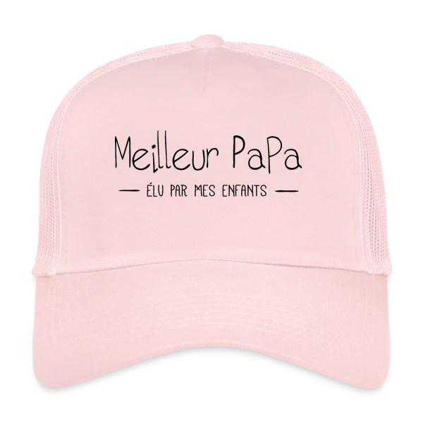 Meilleur Papa du Monde Élu par Mes Enfants sur Casquette trucker