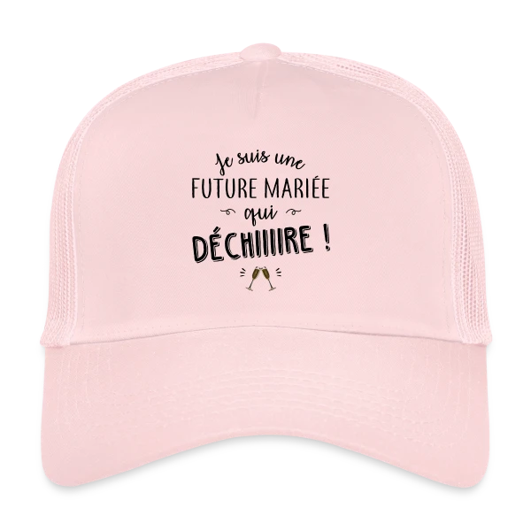 Future Mariée Qui Dépote sur Casquette trucker