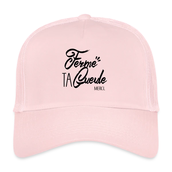 Humour : Chut ! Message Subtil sur Casquette trucker