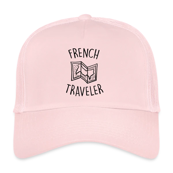 Voyageur Français Carte sur Casquette trucker