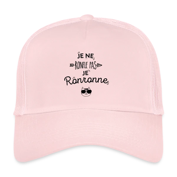 Je Ronronne sur Casquette trucker