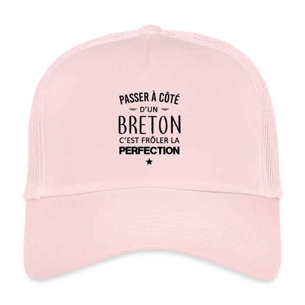 Frôler la Perfection : L'Humour Breton sur Casquette trucker