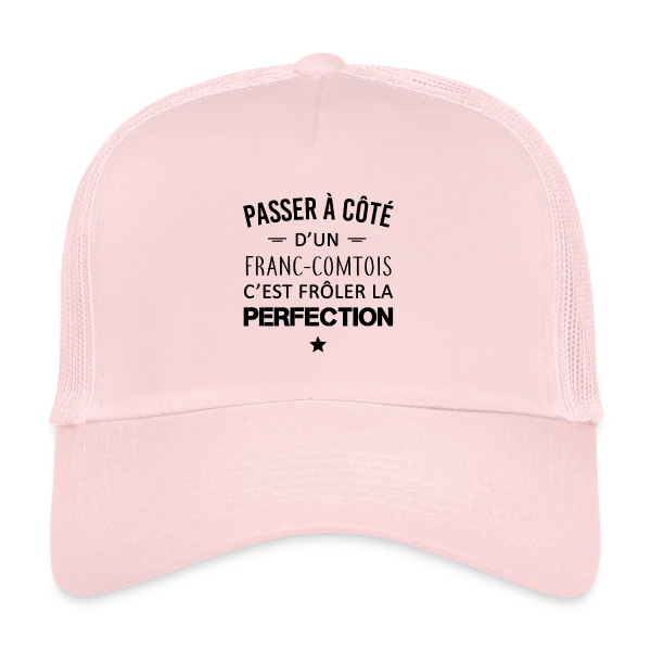 Franc-Comtois : Touchez la Perfection du Doigt sur Casquette trucker