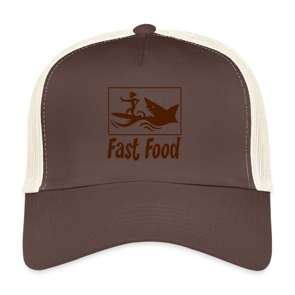 Fast Food : Le Plaisir de la Malbouffe Stylée sur Casquette trucker