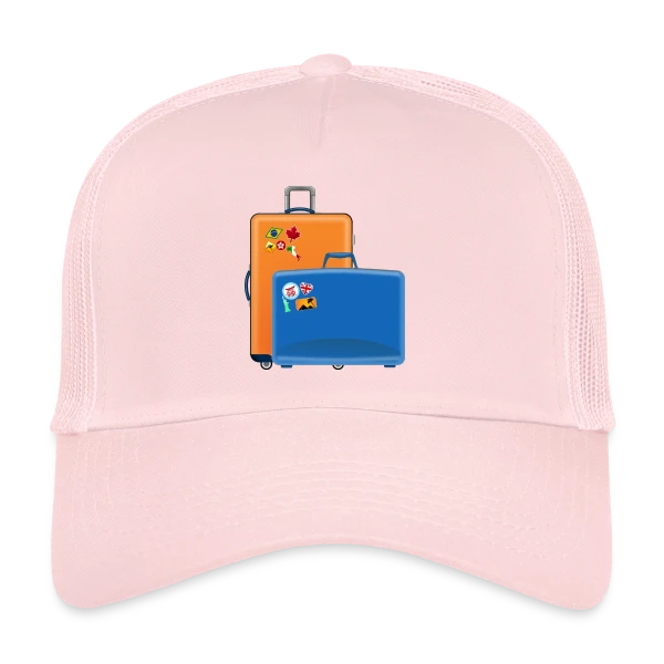 Valises du Monde Entier sur Casquette trucker