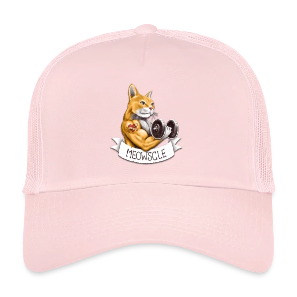 Miaou-Muscle sur Casquette trucker