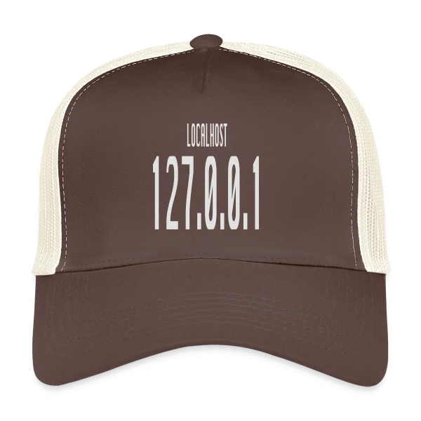 Localhost 127.0.0.1 - No Place Like Home pour Geek sur Casquette trucker